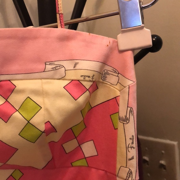 Vintage Pucci Cotton Halter Dress - Picture 6 of 10